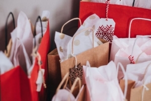 Einpackservice zu Weihnachten