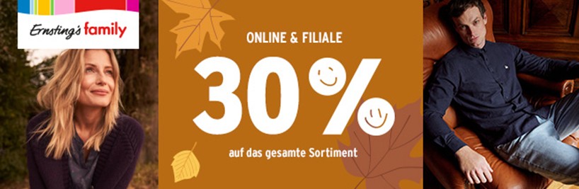 30% auf das gesamte Sortiment 1