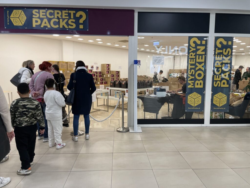 Amazon-Retouren Pop-Up Store 2