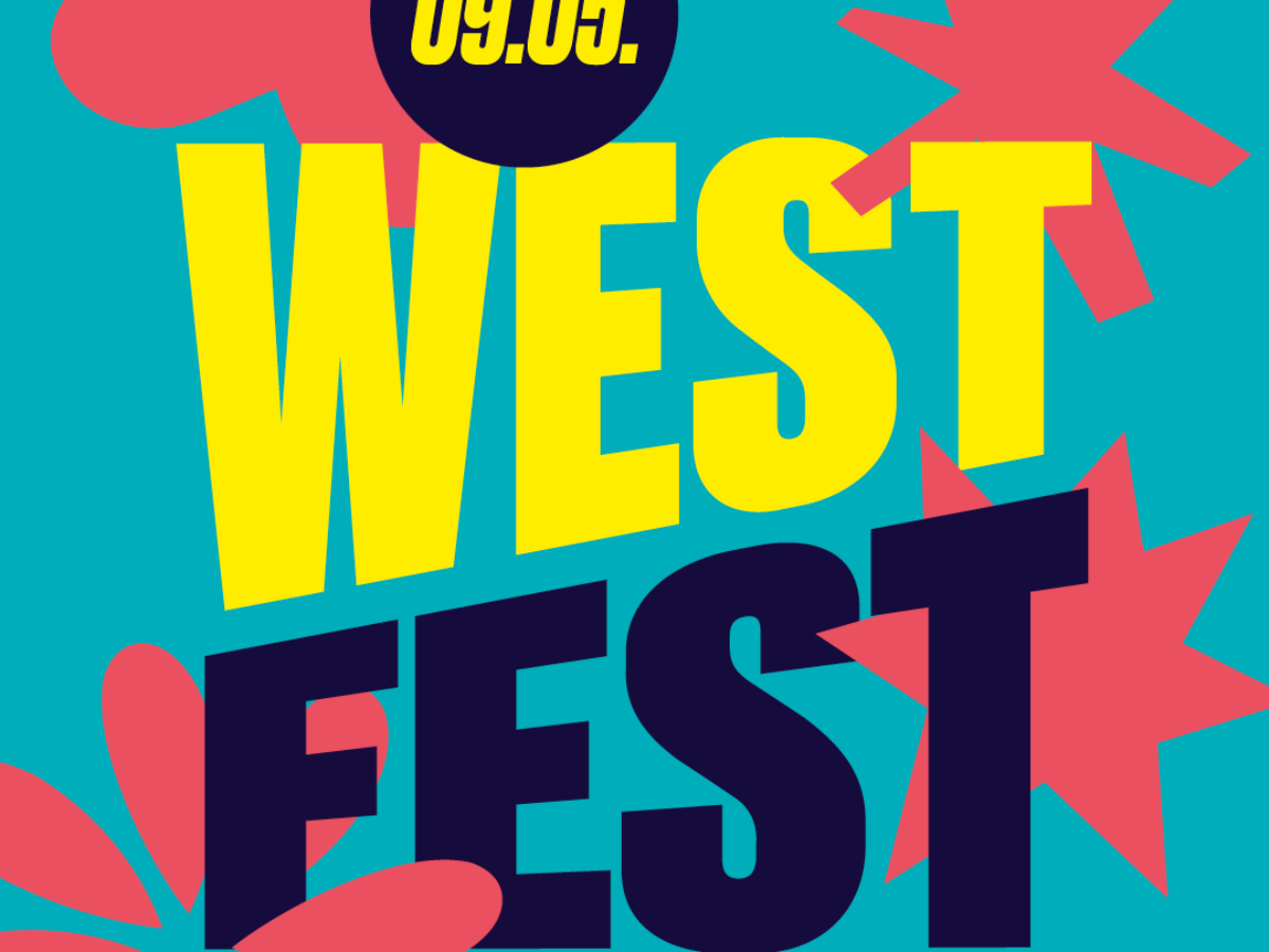 WEST FEST 2026 im Center West Graz – offizielles Eventmotiv